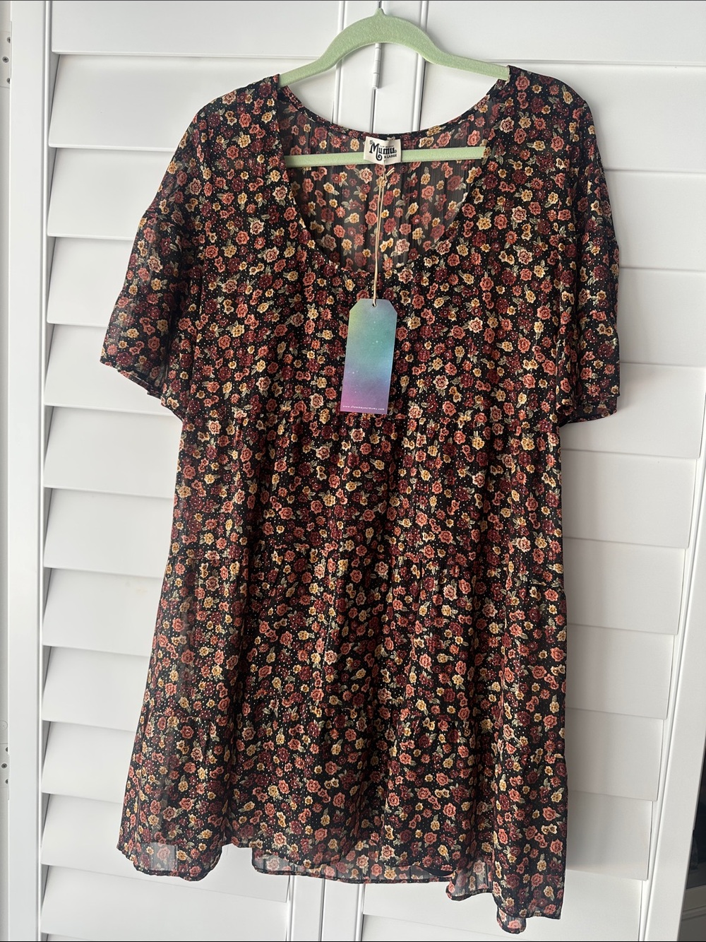 NWT Show me your MUMU mini babydoll dress